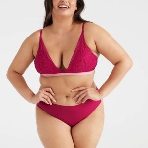 Knix lace bralette & period panty set! L/M